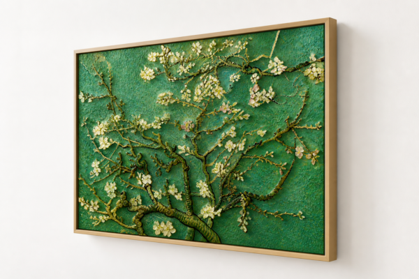 Elegant Floral Artwork | Beautiful Almond Blossom